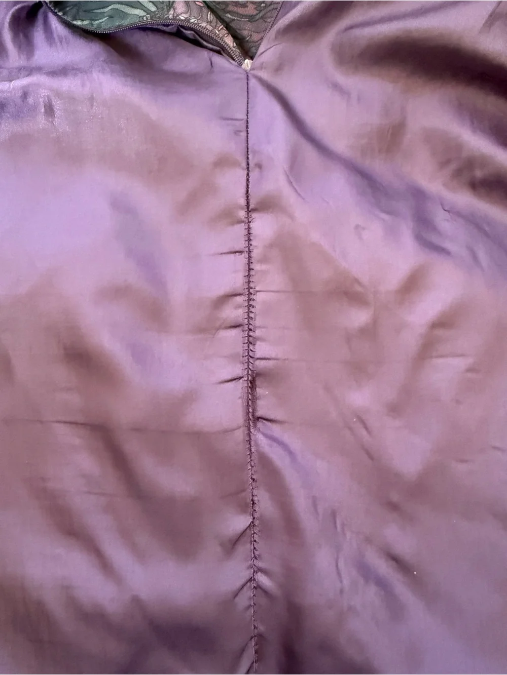 LIBERTY ART / LONDON 💯 Silk VTG Midi Boatneck Twist Detail Floral Dress - Picture 13 of 15